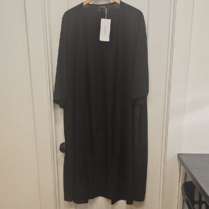 BloomChic - Black Sheer Kimono Cardigan NWT - 1X